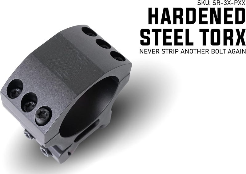 Monstrum Store Challenger 30mm Picatinny Scope Rings with Integrated Level Bubble - Image 3